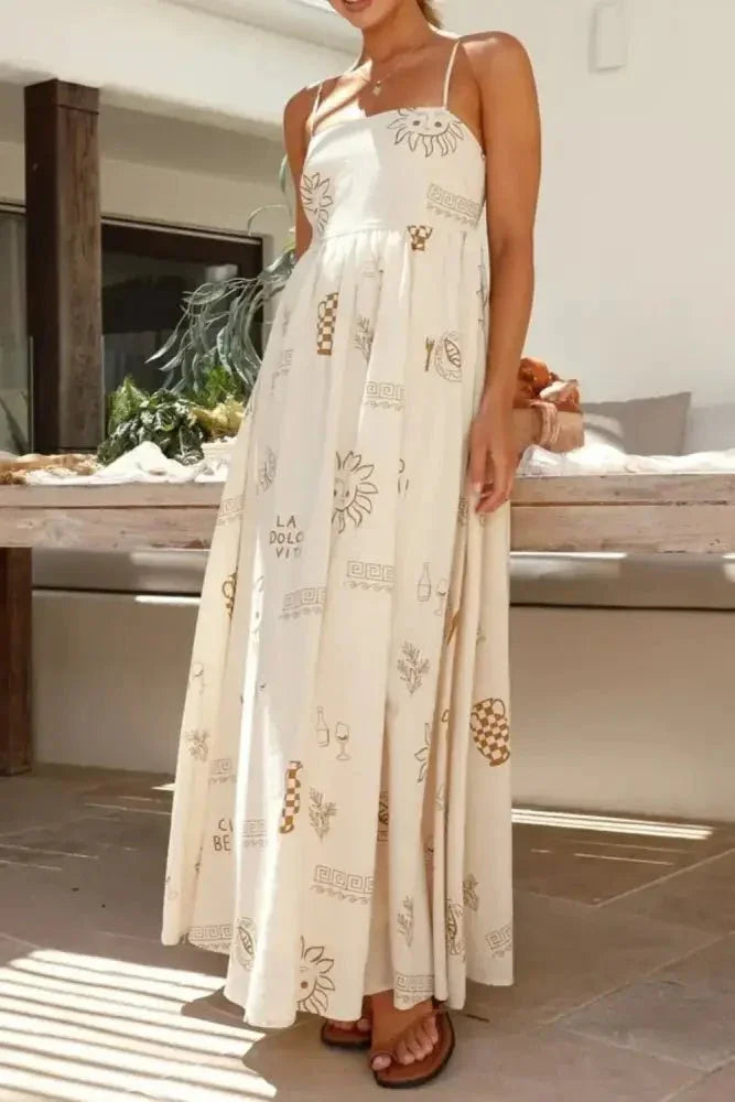 Printed Square Neck Maxi Cami Dress - Update AvenueFestival VibesTrendsi100100491951115100100491951115ccb44f2b - 603e - 42b8 - bcd4 - 40d8b8688b40 - MaxBeige