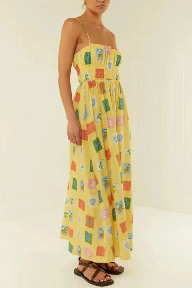 Printed Square Neck Maxi Cami Dress - Update AvenueFestival VibesTrendsi10010066707118910010066707118927bc8051 - b76b - 4457 - bfe9 - 25397af9a446 - MaxYellow