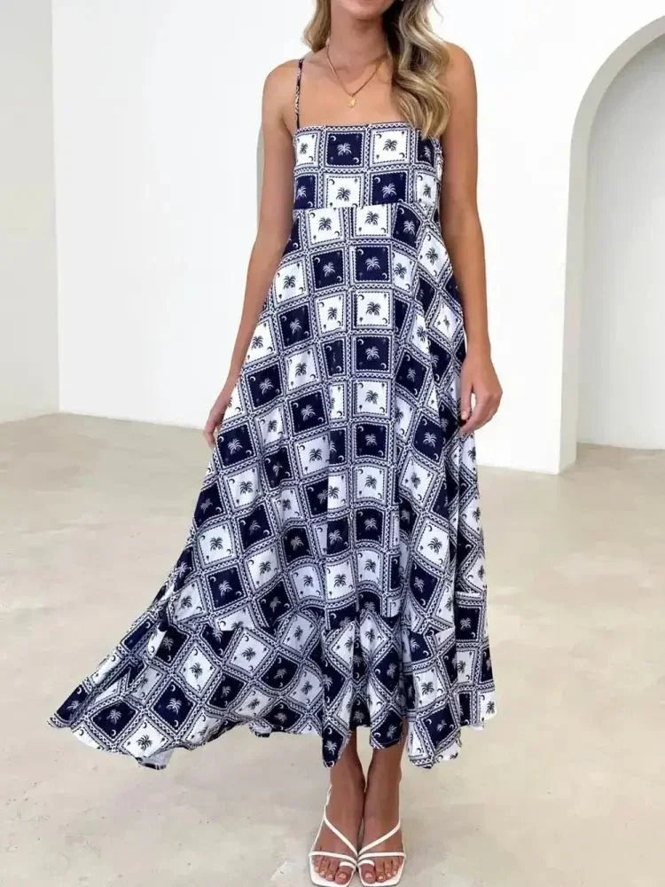 Printed Square Neck Midi Cami Dress - Update AvenueFestival VibesTrendsi100100265771008100100265771008217f27a9 - 75be - 4baa - a32e - 77f4535cbb68 - MaxDark Blue