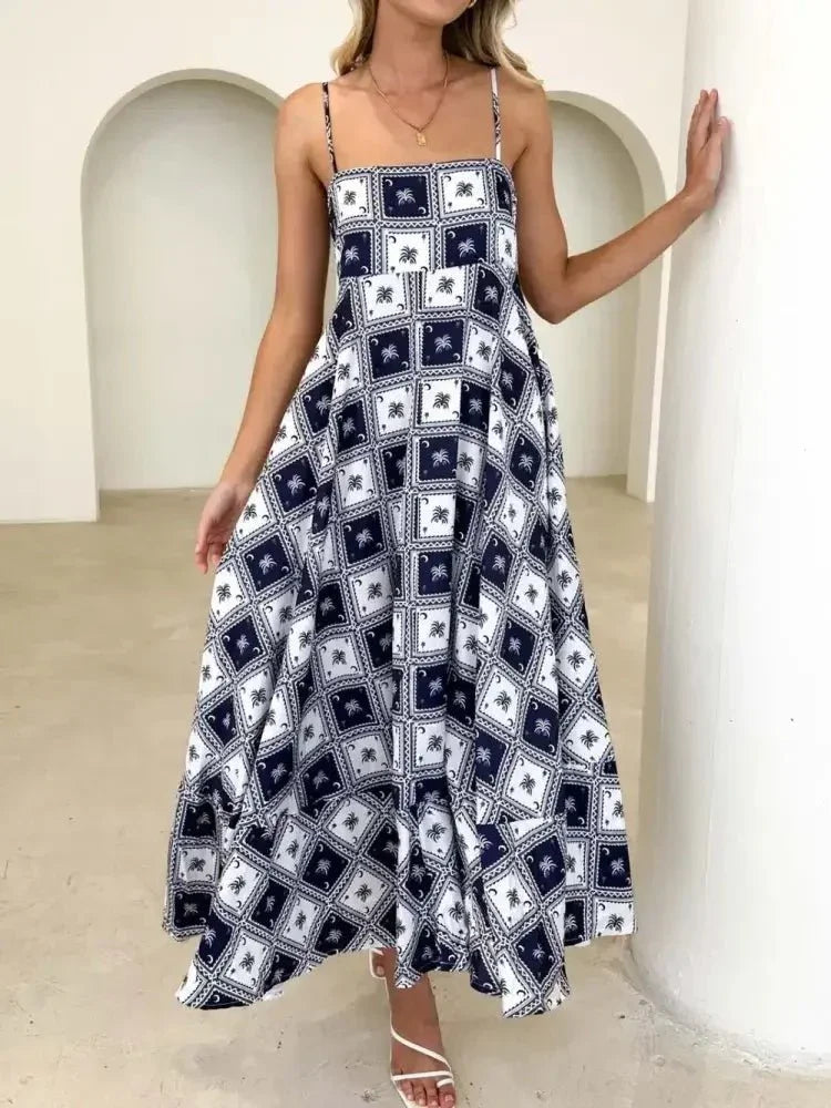 Printed Square Neck Midi Cami Dress - Update AvenueFestival VibesTrendsi100100265771008100100265771008f9c9f223 - 19de - 4f27 - 89a5 - 911b26ec282f - MaxDark Blue