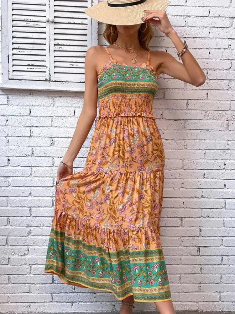 Printed Square Neck Midi Cami Dress - Update AvenueBoho VibesTrendsi100100349229741100100349229741941a5965 - 6d6c - 486f - 8fca - ed86fc2e2a12 - MaxOchre