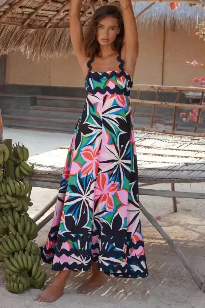 Printed Square Neck Wide Strap Dress - Update AvenueFestival VibesTrendsi10010075677164010010075677164070638d6c - 8cc7 - 4b4c - 8efd - 0589d781a346 - MaxMulticolor
