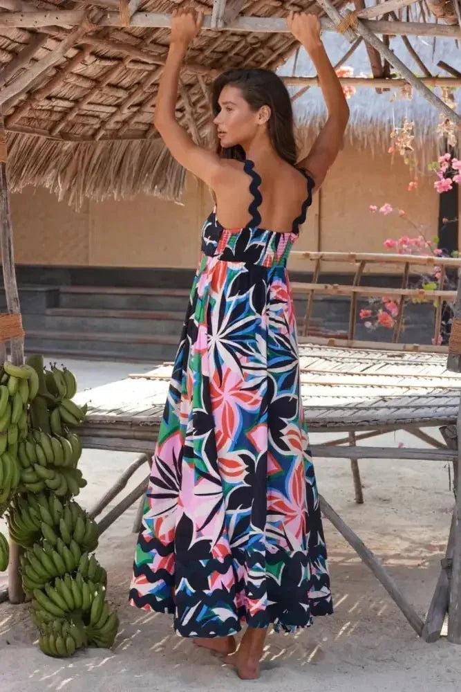 Printed Square Neck Wide Strap Dress - Update AvenueFestival VibesTrendsi10010075677164010010075677164037870de0 - 2c02 - 4a14 - 84f6 - 04050a760311 - MaxMulticolor
