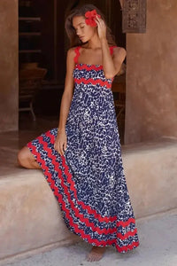 Printed Square Neck Wide Strap Maxi Dress - Update AvenueFestival VibesTrendsi100100701381690100100701381690101f4583 - 464d - 4067 - a217 - f864cd4ac907 - MaxDark Blue
