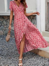 Printed Surplice Maxi Dress with Flutter Sleeves - Update AvenueTrendsi100100293359036100100293359036ad2b15f8 - 2195 - 4b5b - 8771 - 5f8451b442bc - Max - OriginRed
