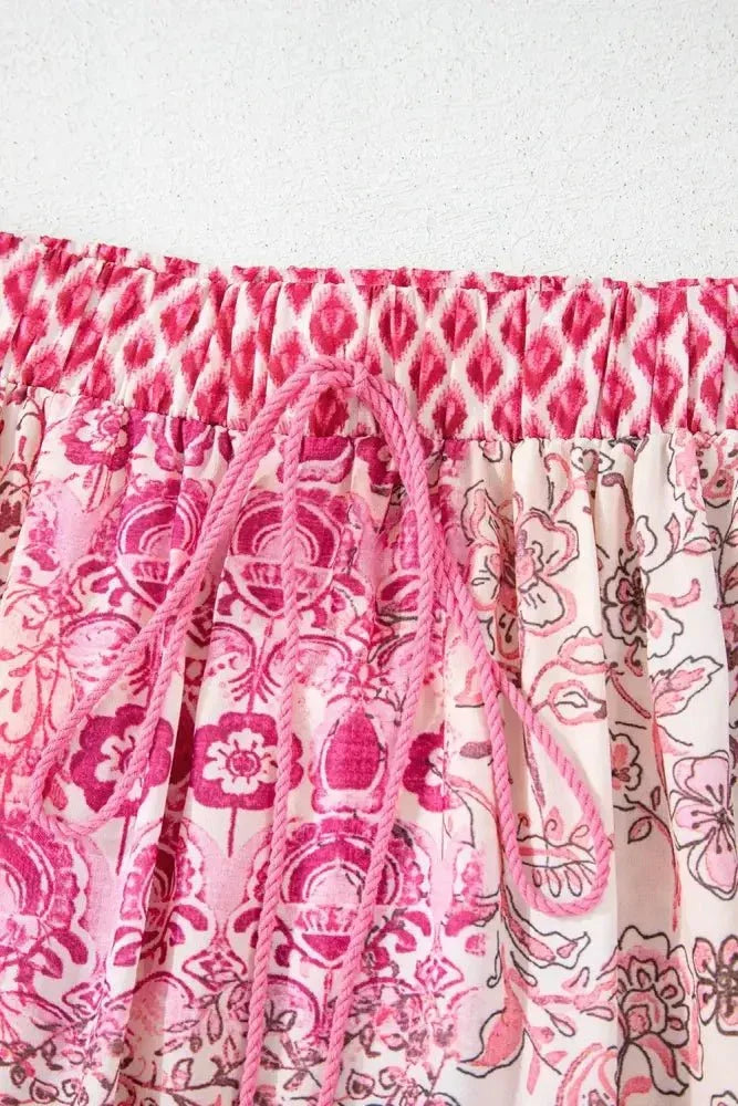 Printed Tassel Drawstring High Waist Maxi Skirt - Update AvenueFestival VibesTrendsi1001008156641121001008156641122729eaad - 9da0 - 4445 - 8072 - 3b8a139200da - MaxDusty Pink