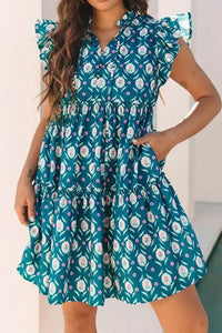 Printed Tie Neck Ruffled Cap Sleeve Dress - Update AvenueEffortless Elegance: DressesTrendsi100100097744370100100097744370ea6d9d9b - 0789 - 442d - 8edf - e98ff8621f55 - Max - OriginFloral