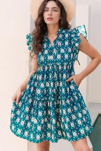 Printed Tie Neck Ruffled Cap Sleeve Dress - Update AvenueEffortless Elegance: DressesTrendsi1001000977443701001000977443702c536ffd - 161a - 46b4 - b3e9 - c8253899c6ae - Max - OriginFloral
