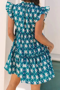 Printed Tie Neck Ruffled Cap Sleeve Dress - Update AvenueEffortless Elegance: DressesTrendsi10010009774437010010009774437020cd43bc - dd57 - 4fc6 - a1bd - 9a7dd1c19624 - Max - OriginFloral