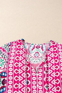 Printed Tie Neck Short Sleeve Dress - Update AvenueBoho VibesTrendsi1001004737129141001004737129142015ebcb - c371 - 4e5a - 9b9e - da30850871bc - MaxFloral