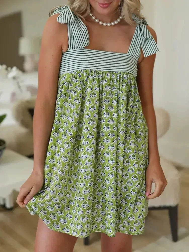 Printed Tie Shoulder Mini Cami Dress - Update AvenueEffortless Elegance: DressesTrendsi100100099831653100100099831653356e97ce - 4362 - 451d - b58f - 497726b013d5 - MaxGum Leaf