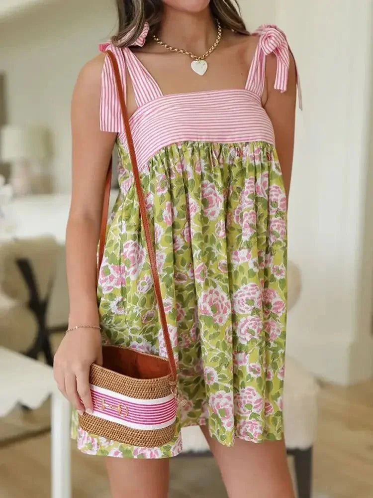 Printed Tie Shoulder Mini Cami Dress - Update AvenueEffortless Elegance: DressesTrendsi10010009983574910010009983574941445e80 - f39f - 42f9 - 8568 - 8fe1d74790c6 - MaxBlush Pink
