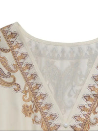 Printed Tie Waist Long Sleeve Dress - Update AvenueCasual DressesTrendsi100100260361446100100260361446Printed Tie Waist Long Sleeve DressBeige