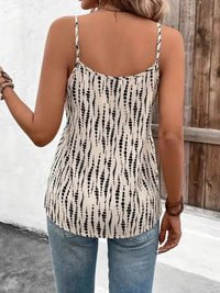 Printed V - Neck Cami Top - Update AvenueTrendsi1001001712213861001001712213868885308a664543a0af037074ba411f06 - Max - OriginWhite