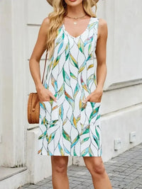 Printed V - Neck Sleeveless Mini Dress with Pockets - Update AvenueEffortless Elegance: DressesTrendsi100100282195395100100282195395c6ce46e0 - 4ee2 - 40e1 - 835c - 12b40a280993 - Max - OriginWhite