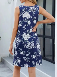 Printed V - Neck Sleeveless Mini Dress with Pockets - Update AvenueEffortless Elegance: DressesTrendsi10010028219594510010028219594520aaf056 - 4a35 - 4dac - b887 - 35db1677f73c - Max - OriginDark Blue