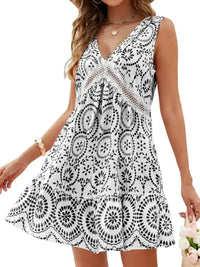 Printed V - Neck Sleeveless Mini Dress - Update AvenueBoho VibesTrendsi10010034116115710010034116115711a04903 - a12c - 4563 - ac4a - 47b8b735e478 - Max - OriginBlack