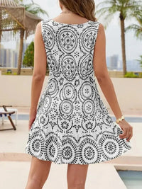 Printed V - Neck Sleeveless Mini Dress - Update AvenueBoho VibesTrendsi1001003411611571001003411611577783b99f - c3f1 - 4956 - af91 - d8510bf359a8 - Max - OriginBlack