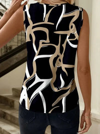 Printed V - Neck Tank - Update AvenueTrendsi100100053352229100100053352229173e288759db43ef802999be2909e065 - Max - OriginBlack