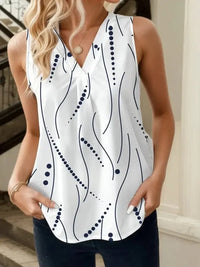 Printed V - Neck Tank - Update AvenueTrendsi100100053352377100100053352377bef1cffd9eb64efb934753f411eaf25b - Max - OriginWhite