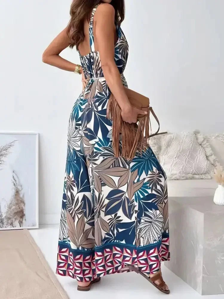 Printed V - Neck Wide Leg Jumpsuit - Update AvenueBoho VibesTrendsi100100514121413100100514121413c6f05ce8 - 4d50 - 4c22 - 8b50 - af1c8d0957bf - Max - OriginFrench Blue