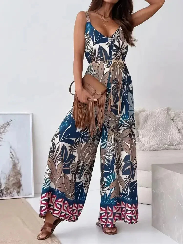 Printed V - Neck Wide Leg Jumpsuit - Update AvenueBoho VibesTrendsi100100514121413100100514121413f7ae63e3 - cb85 - 4d9e - 9ce5 - 0341c86becad - Max - OriginFrench Blue