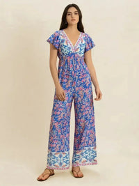 Printed V - Neck Wide Leg Jumpsuit - Update AvenueBoho VibesTrendsi100100542601203100100542601203396b79a0 - 910f - 45cb - 9ab0 - 47122a5d824b - Max - OriginBlue Purple