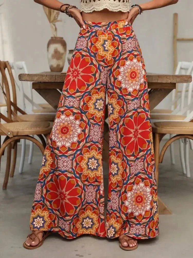 Printed Wide Leg Pants - Update AvenueBoho VibesTrendsi100100156291916100100156291916d4e1b013 - 427b - 48b2 - 8ffe - 706cded37973 - Max - OriginOrange - Red