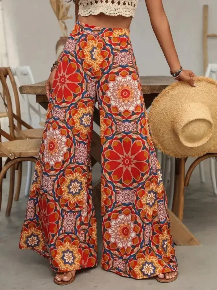 Printed Wide Leg Pants - Update AvenueBoho VibesTrendsi1001001562919161001001562919162a770b0b - fa7e - 455a - 9712 - 1e875164c375 - Max - OriginOrange - Red