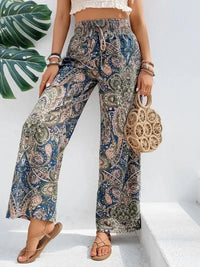 Printed Wide Leg Pants - Update AvenueBoho VibesTrendsi100100580655816100100580655816d34719b0 - 666b - 40b0 - aebe - b6028051566a - MaxDark Blue