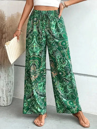 Printed Wide Leg Pants - Update AvenueBoho VibesTrendsi100100580659463100100580659463d8f5d606 - c492 - 4e70 - 9fde - 447ed9ae9d24 - MaxDark Green