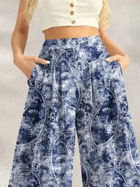 Printed Wide Leg Pants - Update AvenueBoho VibesTrendsi100100696839429100100696839429de9d81fc - 6c03 - 4aee - 9fb7 - fa9bc07bb1a1 - Max - OriginDusty Blue