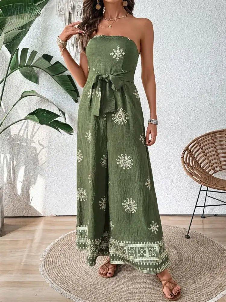 Printed Wide Leg Tube Jumpsuit - Update AvenueBoho VibesTrendsi1001008185317581001008185317584f995a44 - 2012 - 47ca - 8494 - 394cd05baf8c - Max - OriginMatcha Green