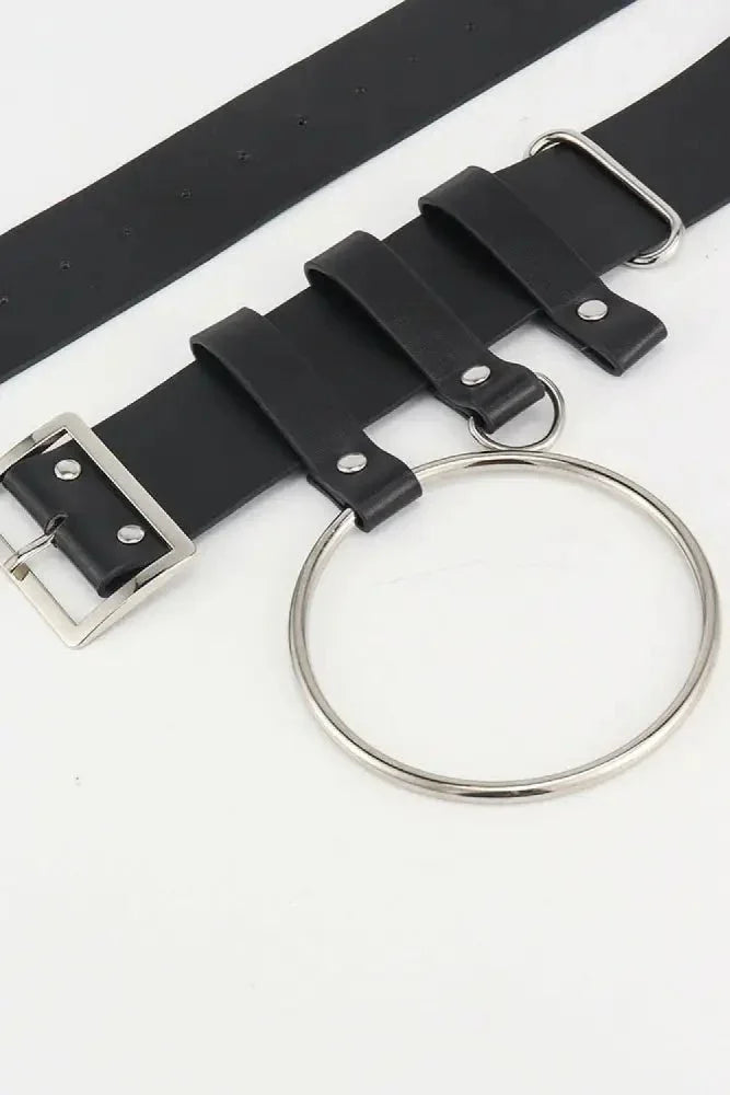 PU Belt with Chain - Update AvenueTrendsi100100756071048100100756071048PU Belt with ChainBlack