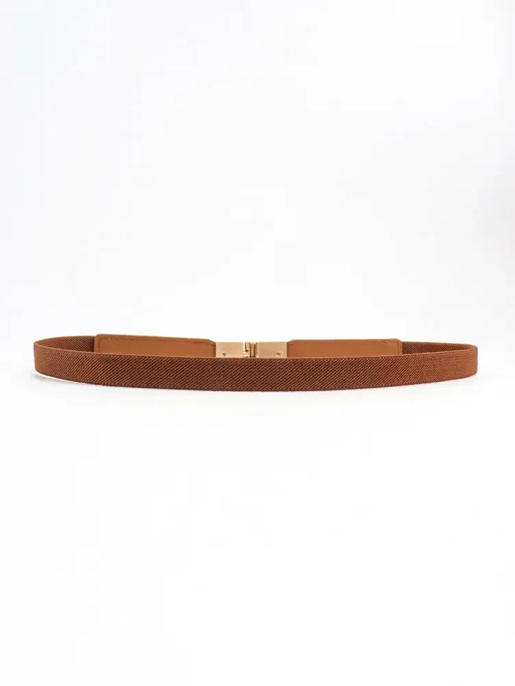 PU Elastic Skinny Belt