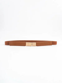 PU Elastic Skinny Belt
