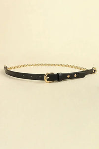 PU Leather Chain Belt - Update AvenueTrendsi101300113445360101300113445360PU Leather Chain BeltBlack