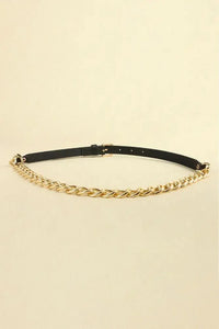 PU Leather Chain Belt - Update AvenueTrendsi101300113445360101300113445360PU Leather Chain BeltBlack