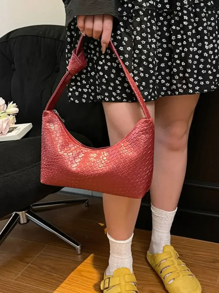 PU Leather Shoulder Bag