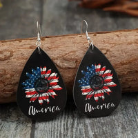PU Leather Sunflower Teardrop Shape Earrings - Update AvenueHonor the Stars and StripesTrendsi1005008180615531005008180615539ae1e673 - 5add - 433b - 94bc - 77a62a02ba47 - MaxBlack