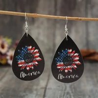 PU Leather Sunflower Teardrop Shape Earrings - Update AvenueHonor the Stars and StripesTrendsi1005008180615531005008180615534d955894 - 7b5c - 4e95 - b5bb - 727e050101ef - MaxBlack