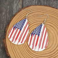 PU Leather US Flag Teardrop Shape Earrings - Update AvenueHonor the Stars and StripesTrendsi100500851291022100500851291022ef686015 - 016a - 4d60 - 8a35 - 9f4a57155179 - MaxDeep Red