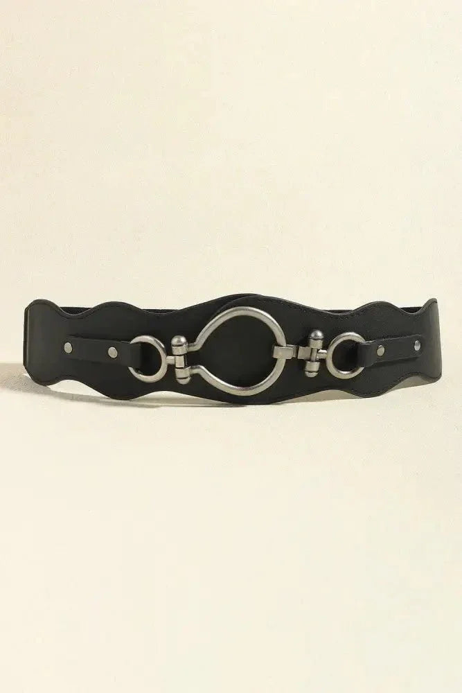PU Leather Zinc Alloy Buckle Belt - Update AvenueTrendsi101300899444291101300899444291PU Leather Zinc Alloy Buckle BeltBlack