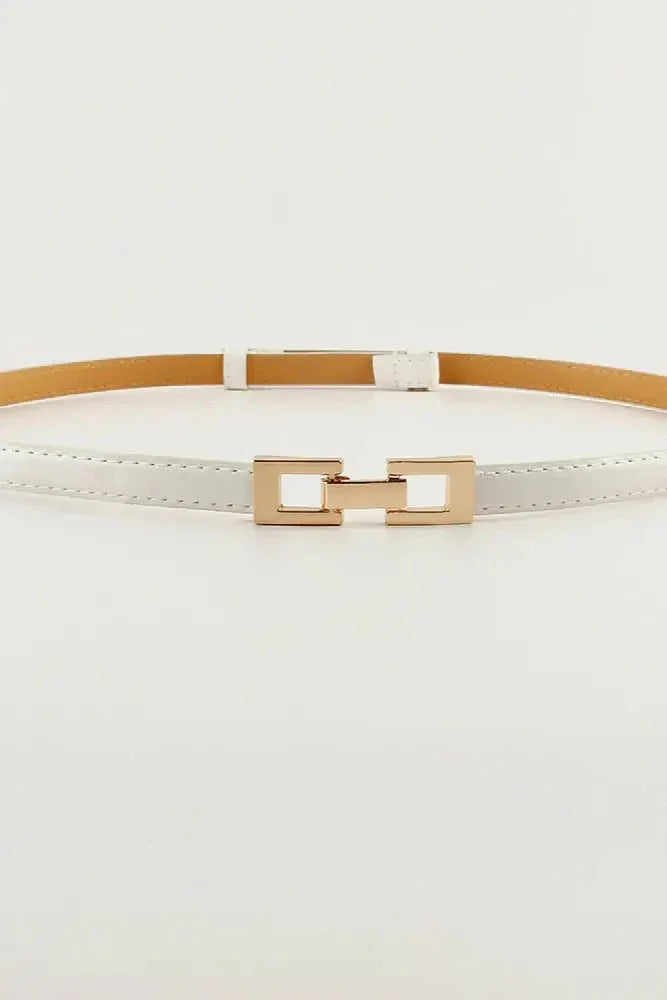 PU Skinny Belt - Update AvenueTrendsi100100149767452100100149767452PU Skinny BeltWhite