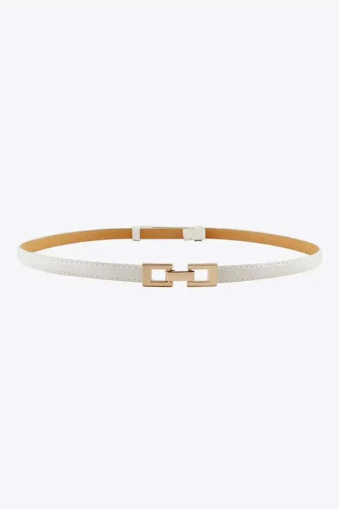 PU Skinny Belt - Update AvenueTrendsi100100149767452100100149767452PU Skinny BeltWhite