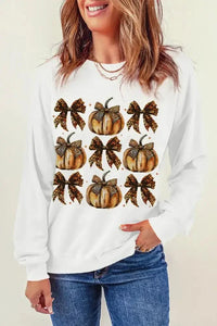Pumpkin & Bow Graphic Long Sleeve Sweatshirt - Update AvenueHalloweenTrendsi100100650361512100100650361512f2c220dc - 43be - 4af2 - b9f6 - fdc4c7df0402 - MaxWhite