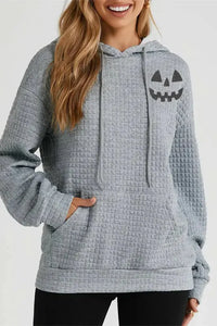Pumpkin Face Graphic Drawstring Hoodie with Pocket - Update AvenueHalloweenTrendsi10010177497199210010177497199260882ee6d5344067b3c4385536c5122b - MaxCharcoal