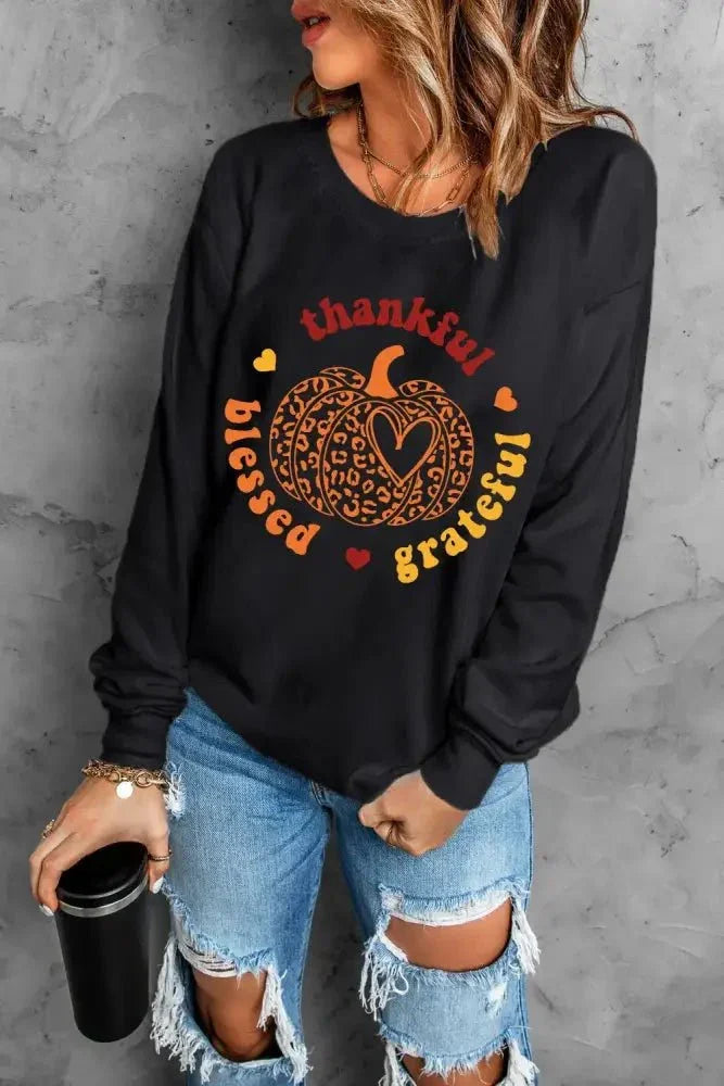 Pumpkin Graphic Long Sleeve Sweatshirt - Update AvenueHalloweenTrendsi1001001138014911001001138014917dabeb78 - 0046 - 421e - 92fe - efb2a807e203 - MaxBlack