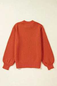 Pumpkin Pattern Round Neck Sweater - Update AvenueHalloweenTrendsi100100697141791100100697141791fe3cfb02 - bae1 - 44e8 - bb79 - bb53f5c447a9 - MaxOrange