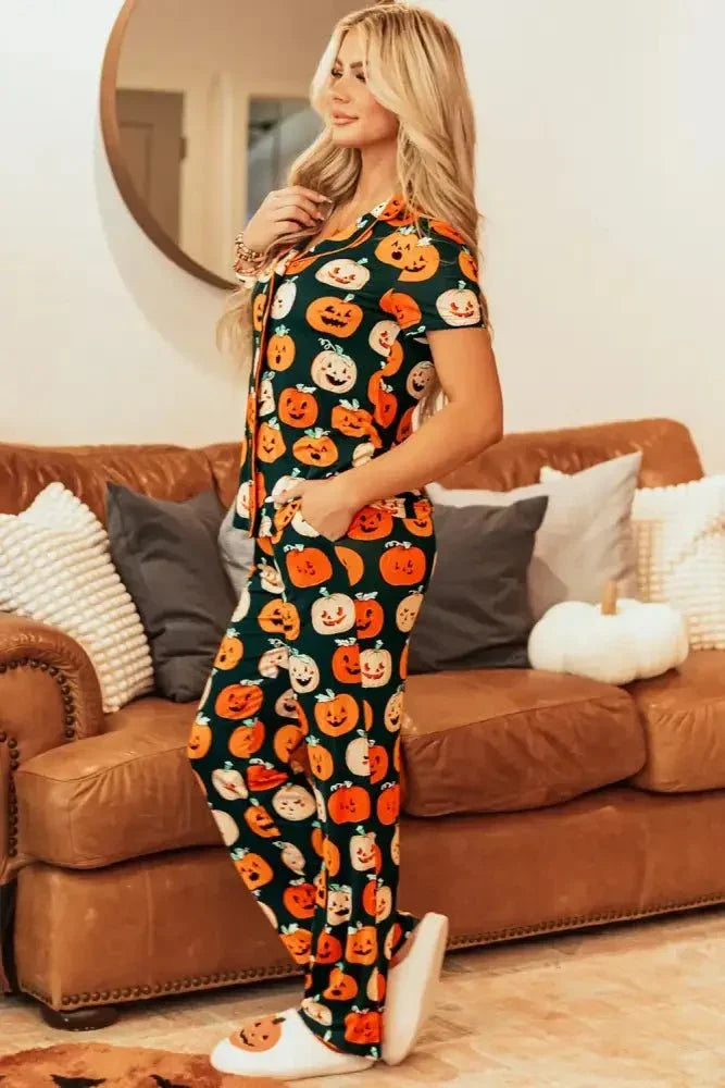 Pumpkin Printed Short Sleeve Top and Pants Lounge Set - Update AvenueHalloweenTrendsi100100191741116100100191741116ddd06dce - 2efc - 40c4 - a2e9 - e474f72d3820 - MaxOrange